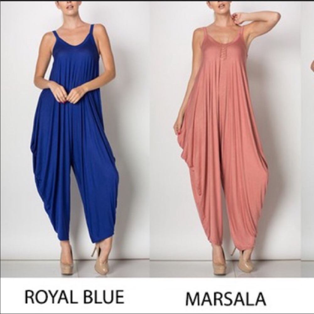 Harem jumpsuit oversized loose fit jumpsuit - Picture 5 of 5